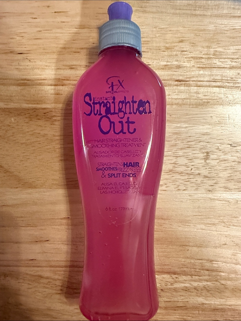 Instant Straighten Out Pink Hair Smoothing Treatment